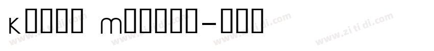 Kurye Medium字体转换